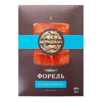 ФОРЕЛЬ ЛОМТИКИ  СЛ/С ФАС 120Г. Меридиан