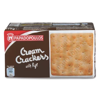 Крекеры из цельнозерновой муки Papadopoulos