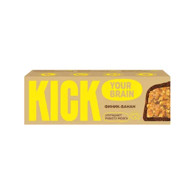 Батончик KICK финиковый с бананом