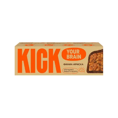 Батончик KICK финиковый со вкусом карамели