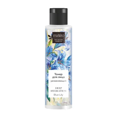 МиКо Увлажняющий тонер Deep Hydration toner Blue Lily