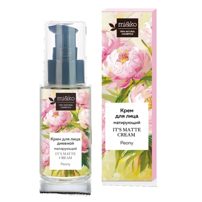 МиКо Матирующий крем для лица It`s matte cream Peony