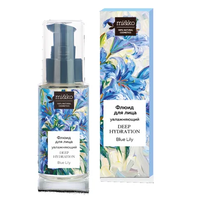 МиКо Увлажняющий флюид для лица Deep Hydration Blue Lily