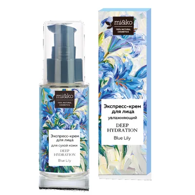 МиКо Экспресс-крем для лица для сухой кожи Deep Hydration Blue Lily