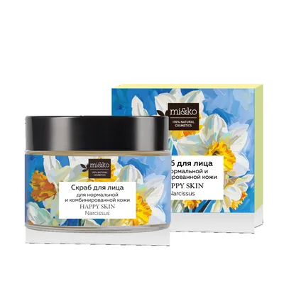 МиКо Скраб для лица для нормальной и комбинированной кожи Нарpy Skin Narcissus