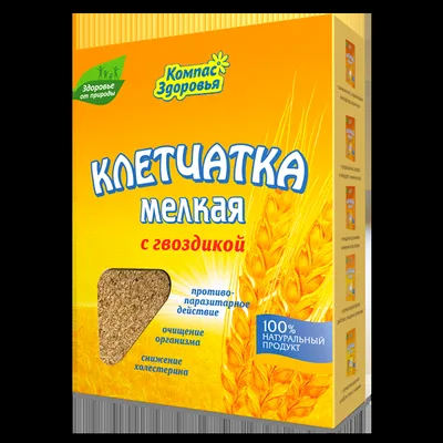 Компас здоровья Клетчатка пшеничная мелкая с гвоздикой