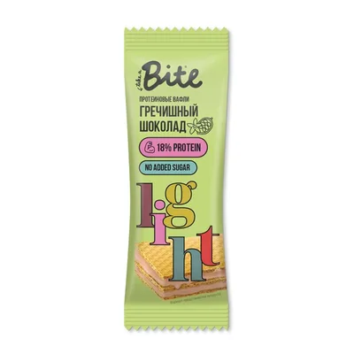Bite Вафли протеиновые  "Гречишный шоколад"