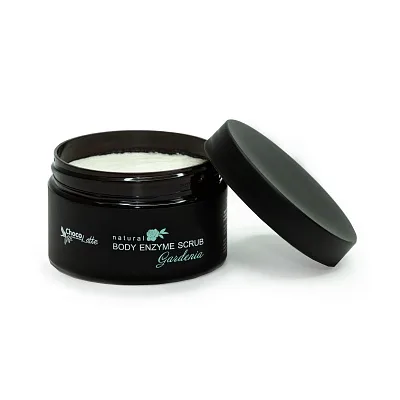 Скраб для тела GARDENIA (body enzyme scrub) сахарно-соляной,(Chl)