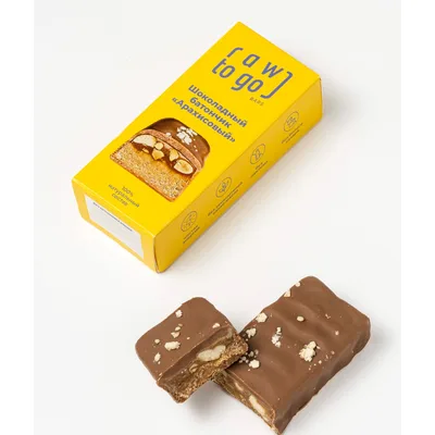 Шоколадный батончик арахисовый 45 гр. Raw to go