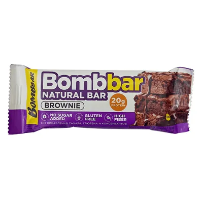 BOMBBAR Батончик неглазированный Брауни