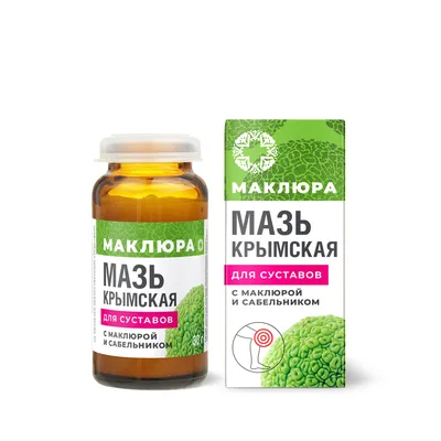 Мазь на основе маклюры натуральная Для суставов 30 г.Мануфактура Дом Природы