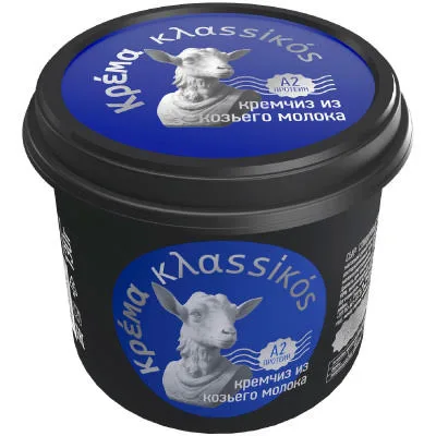 Сыр сливочный Кремчиз козий"Klfssikos",70%