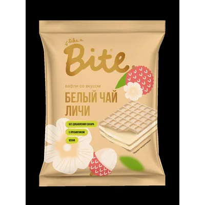 Bite Детские вафли "Личи-белый чай"