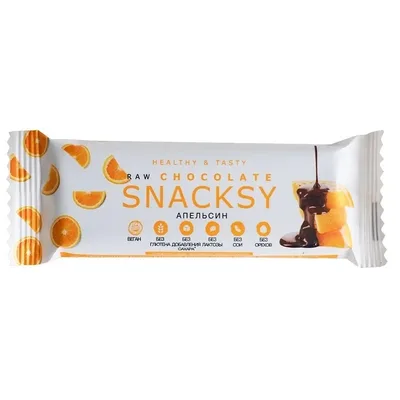 Батончик Raw chocolate с апельсином