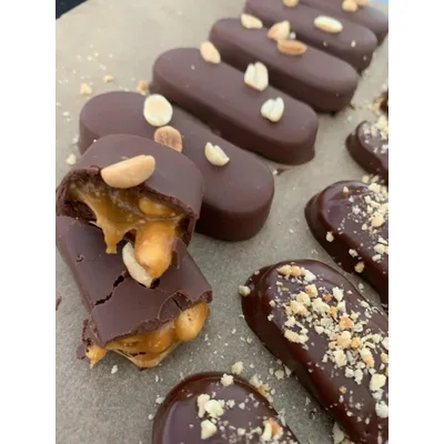 Батончик «Карамельный грильяж» Natsweets