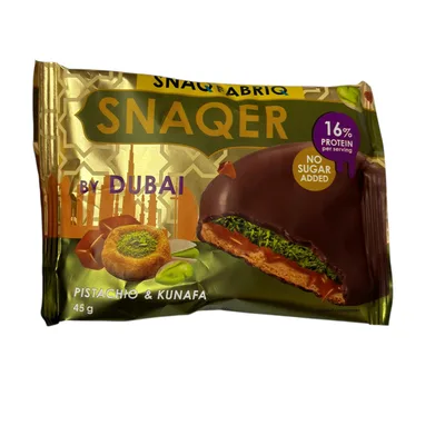 SNAQ FABRIQ Печенье глаз.с фисташковой пастой,хруст.тестом и карамелью