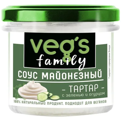 VEG"S FAMILY Соус майонезный Тартар