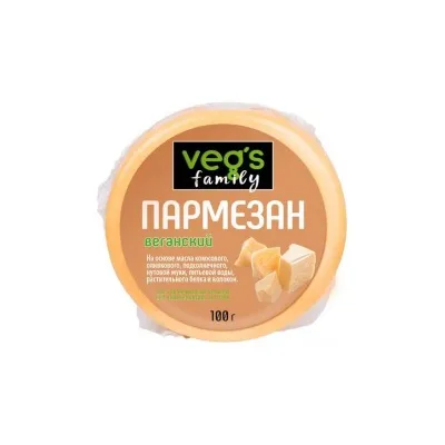 VEG"S FAMILY Продукт растительный со вкусом сыра"Пармезан веганский"