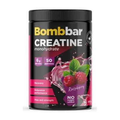 BOMBBAR Продукт для питания спортсменов Коктейль"Креатин со вкусом малины"
