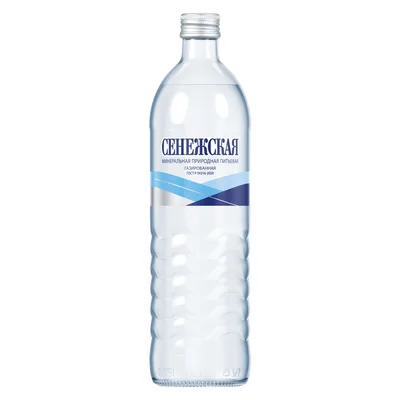 Вода СЕНЕЖСКАЯ минеральная природная газированная 0,75 л,ст/б