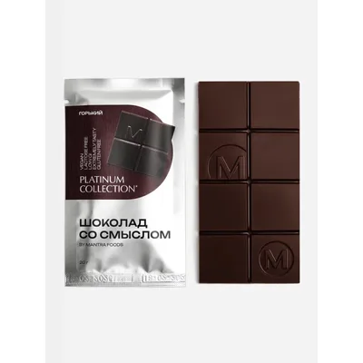 Шоколад со смыслом горький, 20 г, Мантра