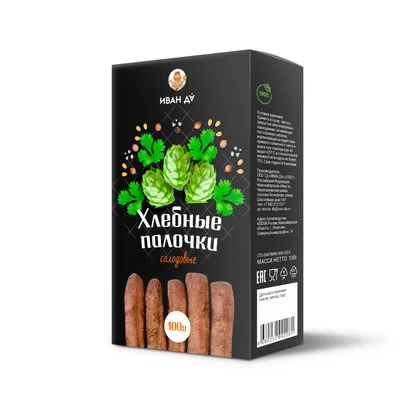 ИванДа Хлебные палочки "Солодовые" с Кориандром