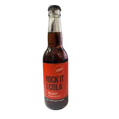 Напиток безалкогольный "Smart Cola+CBD" газированный Rock it