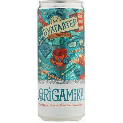Origamika Напиток б/а среднегазированный БУХГАЛТЕР