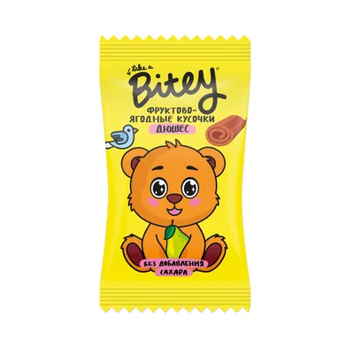 Bite Фруктово-ягодные кусочки "Дюшес"20 гр.мини