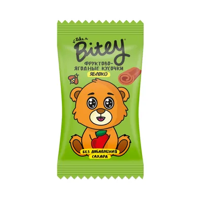Bite Фруктово-ягодные кусочки "Яблоко"20 гр.мини