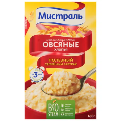 Хлопья овсяные  "Мистраль" (0,400 кг)
