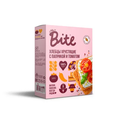 Bite Хлебцы кукурузно-рисовые с Паприкой и Томатом 100г,