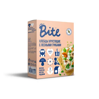 Bite Хлебцы кукурузно-рисовые с Лесными Грибами 100г,
